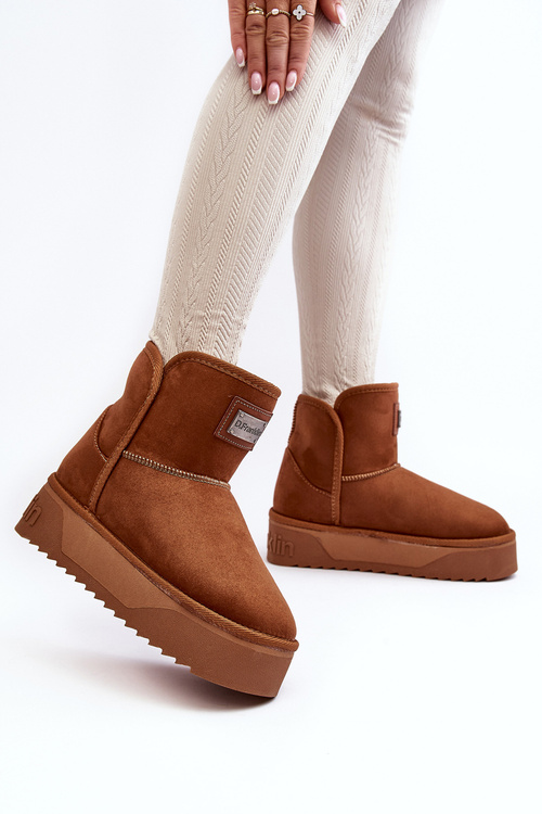 Vegan Platform Snow Boots D.Franklin DFSH371004 Brown