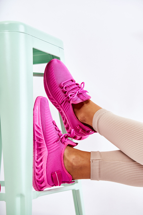 Women's sports material shoes Pink Lenney
