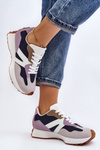Women's Purple Sports Shoes Chloette