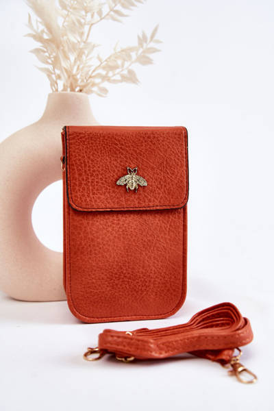 Small Purse With Ornament Orange Neliss