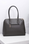 Women's Large Dark Grey Classic Handbag
