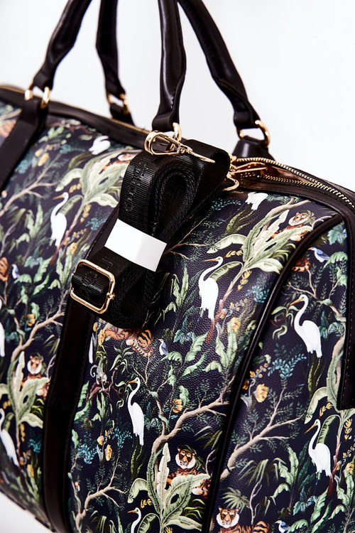 Large Travel Bag NOBO M3150-CM13 Animals Navy blue