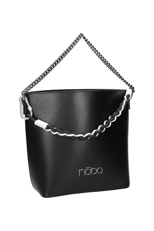 Classic Leather Handbag Nobo M1280-C020 Black