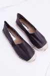 Women's Slip-on Gold Espadrilles Sequins Ques