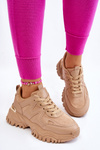 Classic Sport Platform Shoes Dark beige Bowie