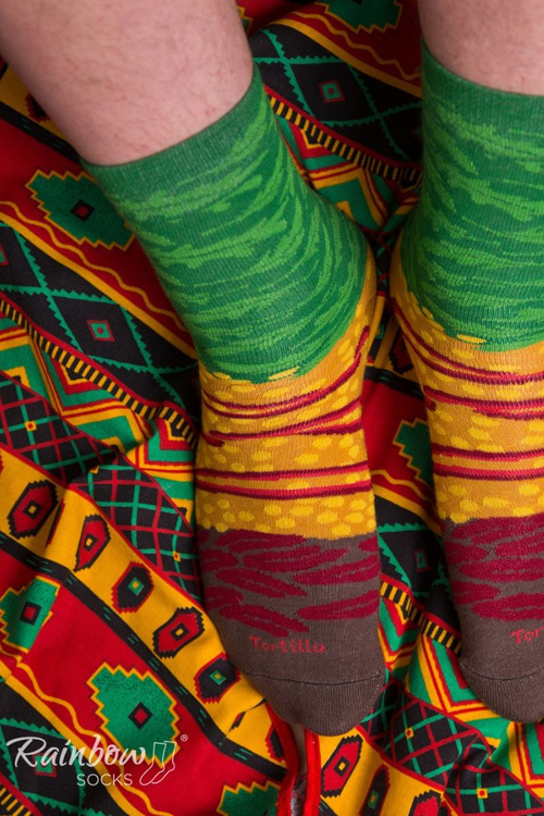 Skarpetki Rainbow Socks Tortilla Wrap 2 Pary