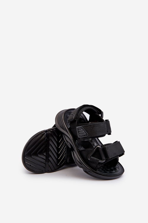 Children's Sandals with Velcro Fastening Black Orretta