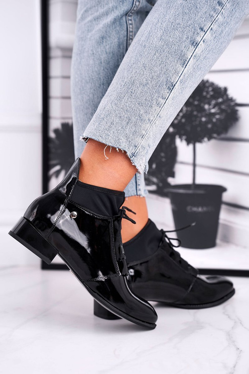 Women’s Boots Maciejka Leather Black 04744-01