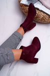 Women's Heeled Boots Sergio Leone Maroon BT520