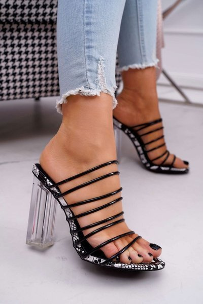 Women's Stiletto Flip Flops Black Dubai