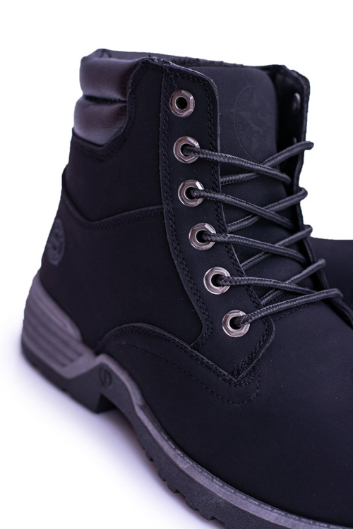 Ocieplane Męskie Czarne Trapery Smith's Endurance