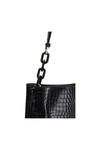 Snakeskin Shoulder Bag NOBO M0120-C020 Black