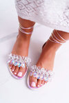 Women's Sandals Lu Boo Crystals Pink Madina