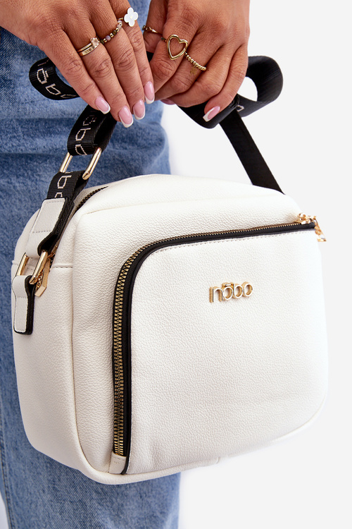 Crossbody Bag Made of Eco Leather NOBO BAGP990-K000 White