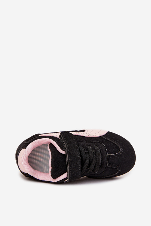 Children's Sport Shoes with Velcro Black Pink Perrin