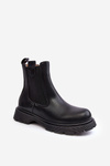 Women's black zip-up ankle boots Ramhel