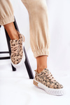 Women's Sneakers Sport Shoes pattern Beige Awersa