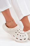 Women's Foam Platform Slippers White Elisra