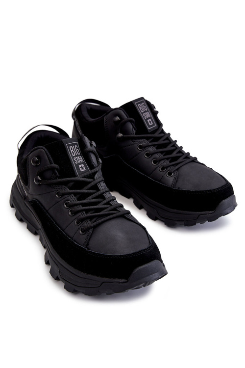Buty Sportowe Trapery Męskie Czarne Big Star KK174244