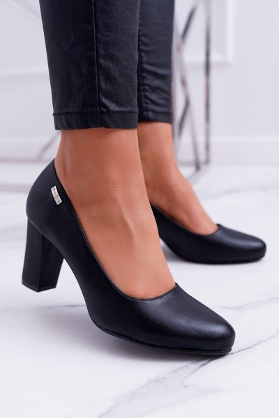 Women's Sergio Leone PB130 Black Amber pumps
