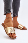 Women's Sandals with Golden Embellishment Ollavia