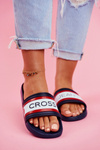 Women's Slides Cross Jeans Navy Blue FF2R4160C
