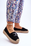 Women's Classic Platform Espadrilles Black Maurine