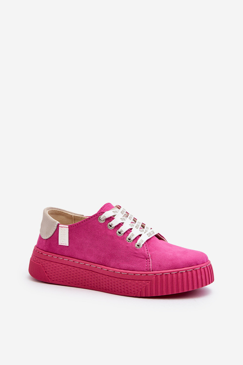 Women's sneakers MEMORY FOAM SYSTEM BIG STAR NN276004 Fuchsia