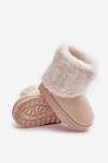 Children's Snow Boots With Fur Light Beige Crisie
