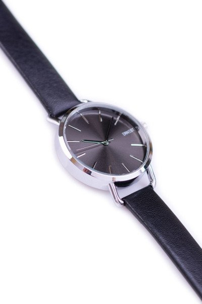 Women's Black Ernest Watch with Silver Envelope Contero