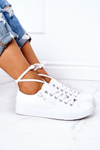 Women's Sneakers With A Zipper White Malani