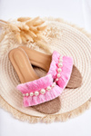 Women's Slippers With Decorative Strap Pink Ramisa 