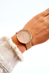 Women's Analog Suede Watch Without Nickel Ernest Beige