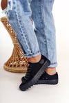 Women's Sneakers On A Chunky Sole BIG STAR FF274248 Black