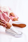 Women's Classic Sneakers On The Platform White Conelle