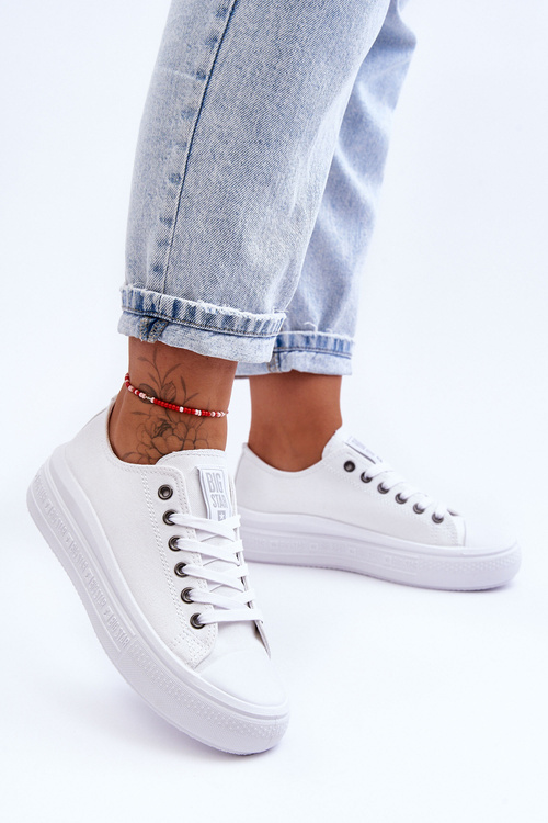 Women's Platform Trainers Big Star LL274A177 White