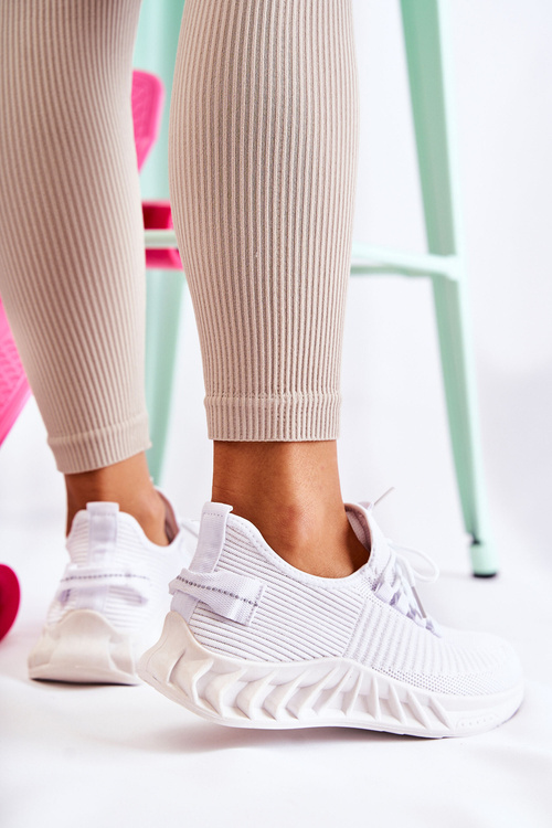 Women's sports material shoes White Lenney