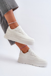Women's Platform Sneakers White Axivana