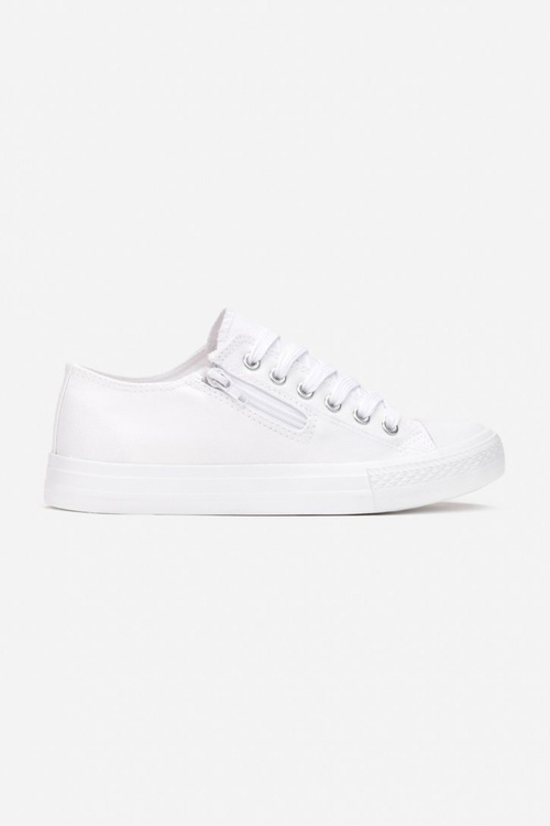 Women's Sneakers With A Zipper White Malani