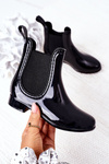 Children's Galoshes Rain Boots Black Lily