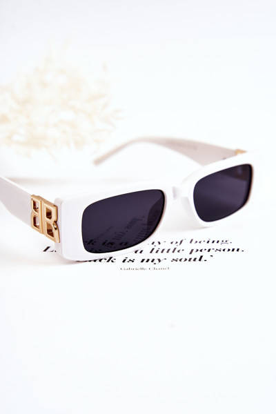 Fashionable Rectangular Sunglasses V120035 White