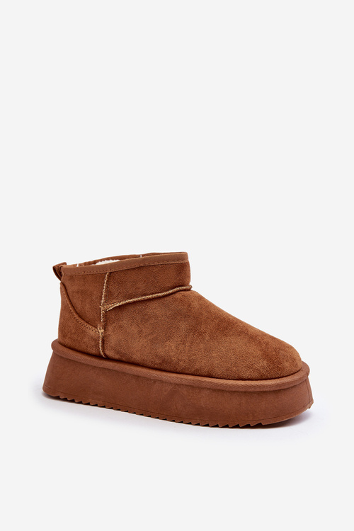 Women's Snow Boots On Thick Sole Camel Caliksa