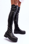 Zip Up High Boots Black Dudesa