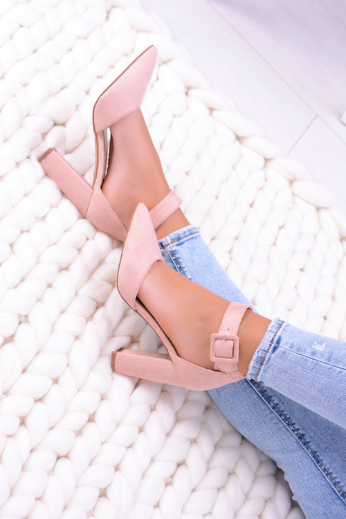 Women's Stiletto pumps Suede Pink Harinta