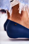 Women's Rubber Ballerinas With A Bow Navy Blue Florret