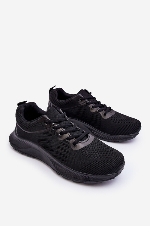 Classic Men's Sports Shoes Lace-up Black Jasper