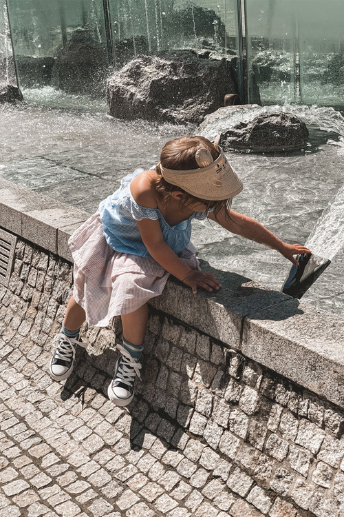 Kids' High Sneakers Navy Blue Filemon