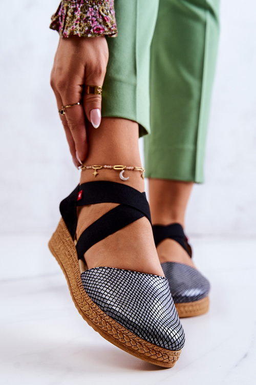 Fashionable Women's Espadrilles Big Star JJ276035 Black