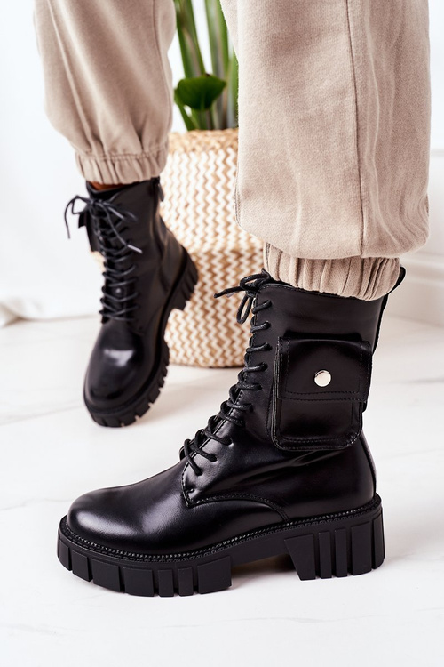 Insulated Boots With A Pocket Black Awesome