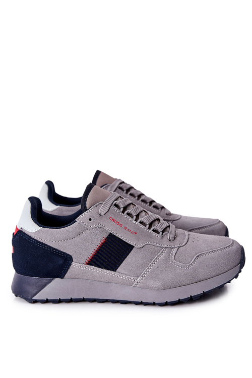 Obuwie Sportowe Męskie Cross Jeans Szare II1R4008C
